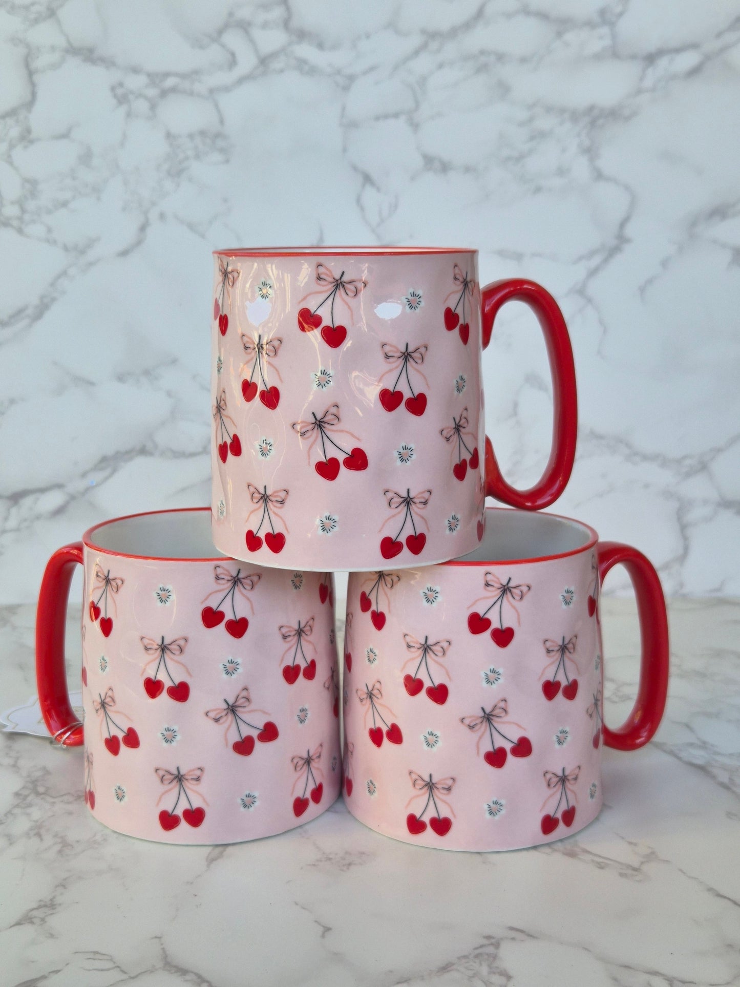 Pink-cherry mug