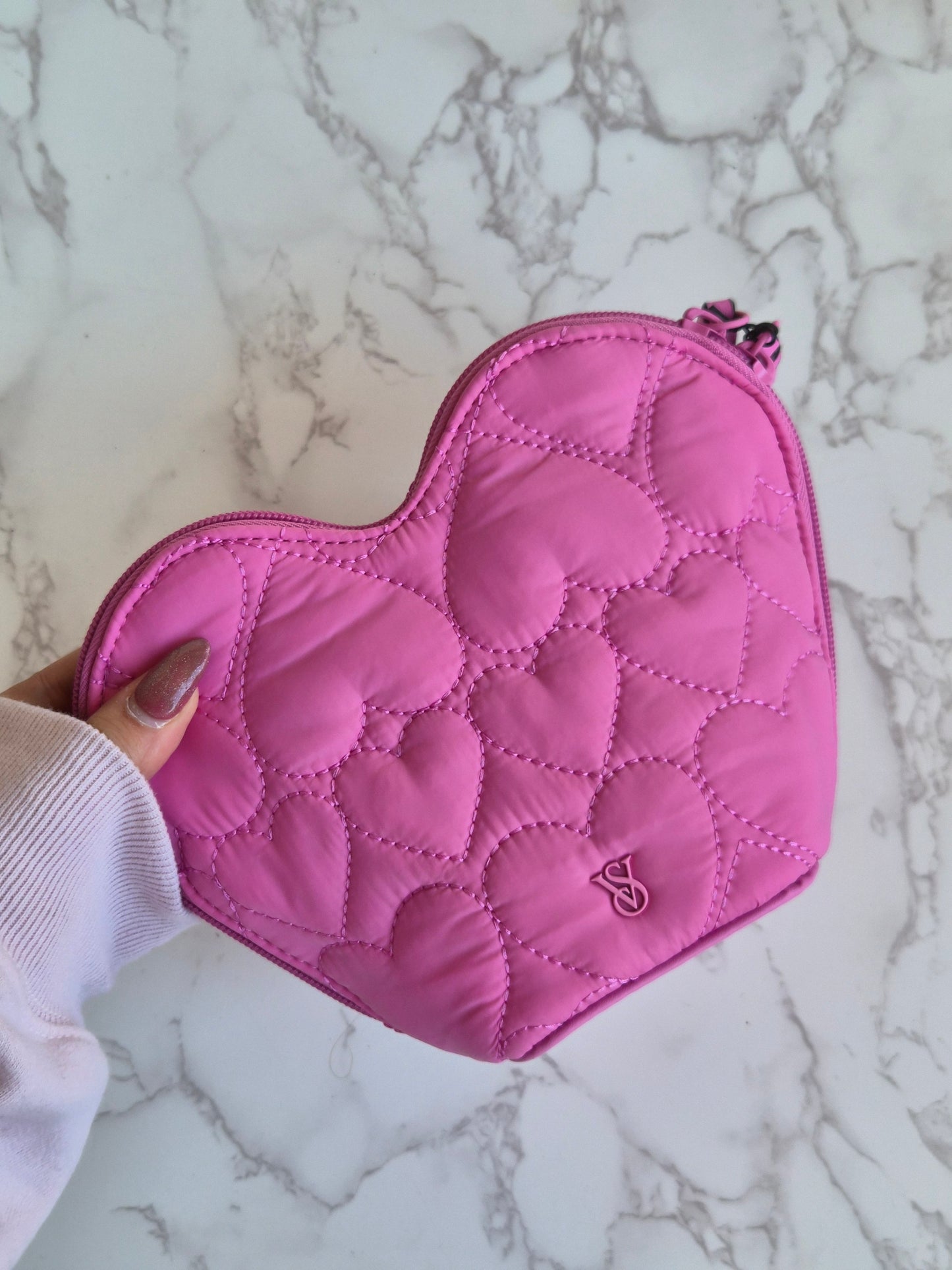 Heart shaped makeup bag by Victoria's Secret