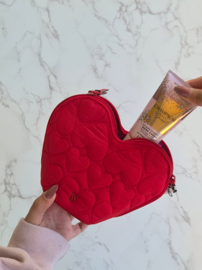 Heart shaped makeup bag by Victoria's Secret