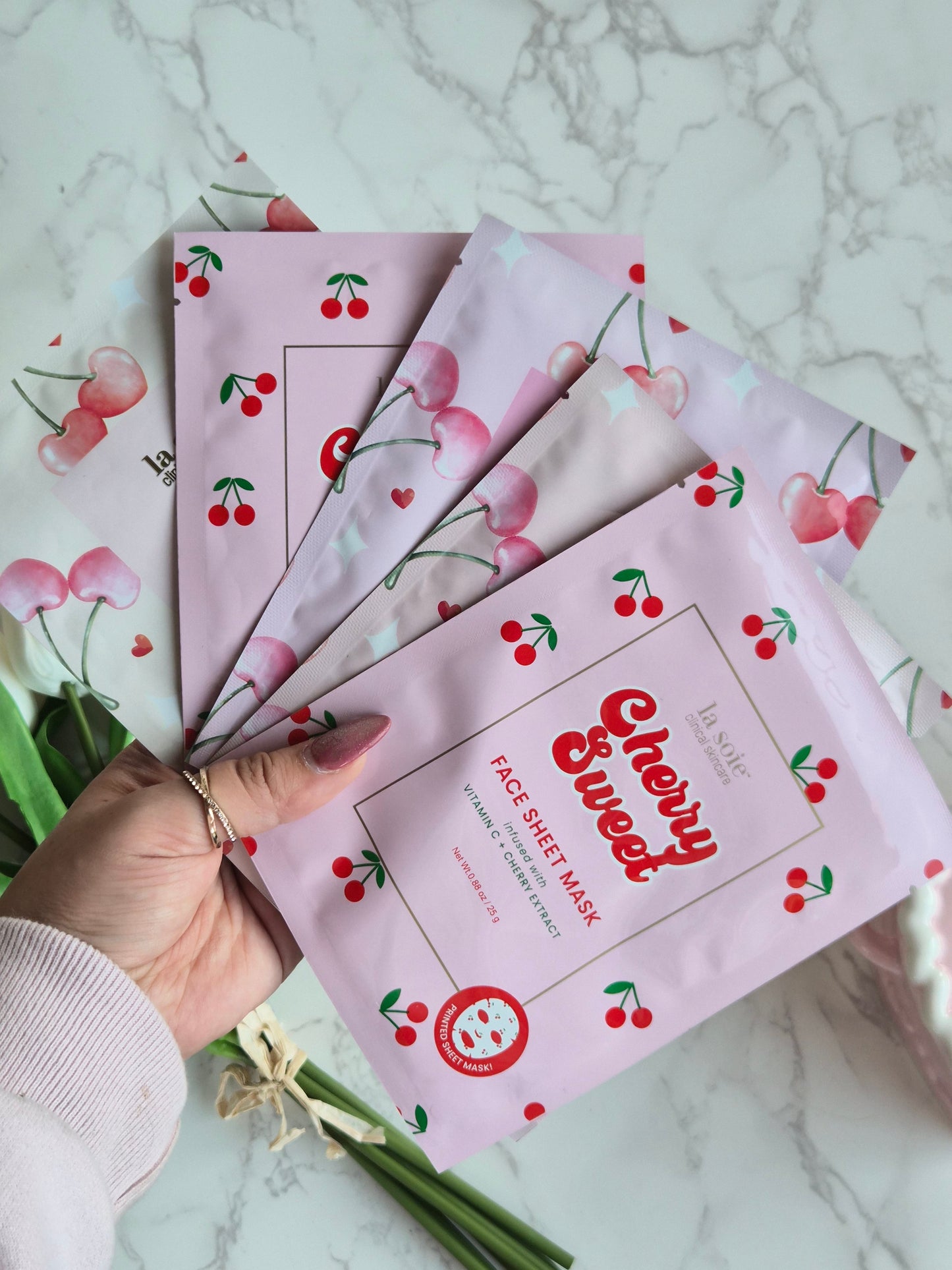 Cherry Face Sheet Mask by LaSoie