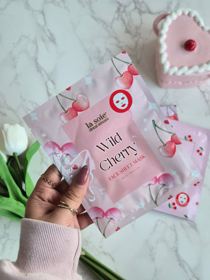 Cherry Face Sheet Mask by LaSoie