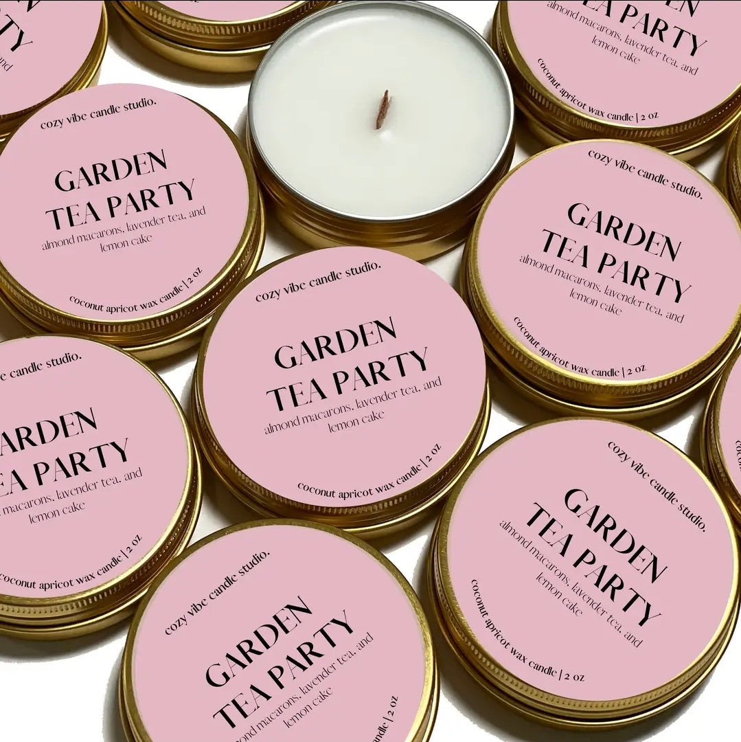 Garden Tea Part - Wax Candle