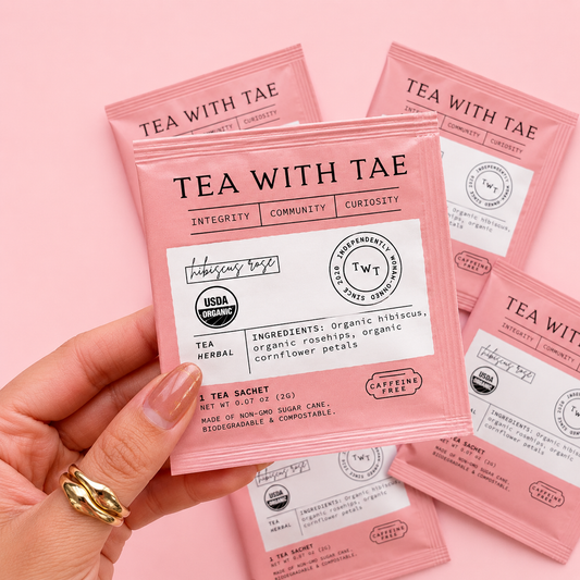 Hibiscus Rose Herbal Tea - Individually Wrapped Tea Bag