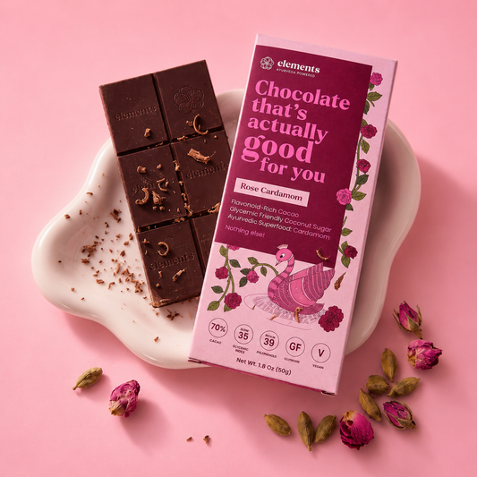 Rose Cardamom 70% Dark Chocolate