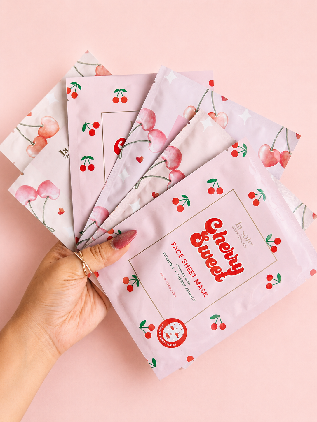 Cherry Face Sheet Mask by LaSoie