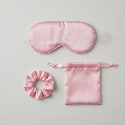 Silk Eye Mask + Scrunchie Bundle